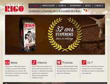 Tablet Screenshot of caferigo.com